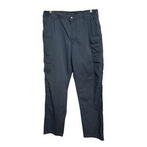 5.11 Tactical Series Men's Cargo Gray Pants 36x34 Pockets Work Wear Canvas